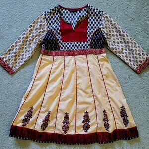 RangManch Indian Style Dress/Top Size Small Cotton